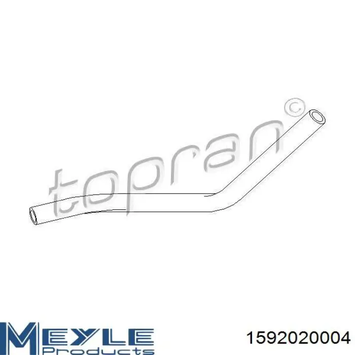 Шланг ГУР низкого давления, от бачка к насосу Meyle 1592020004 цена, от 9.15 USD