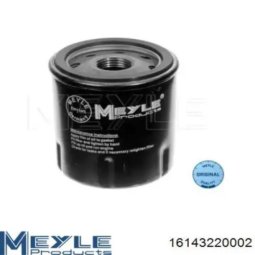 Filtro de aceite 16143220002 Meyle