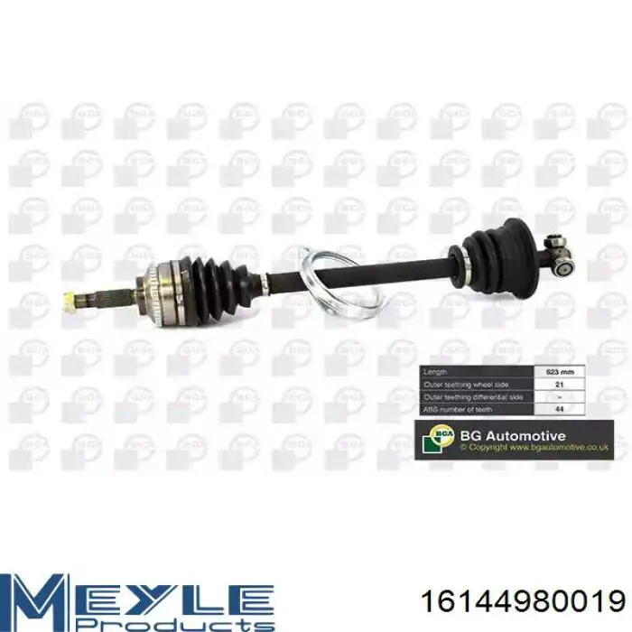 Левая полуось 7711135243 Renault (RVI)