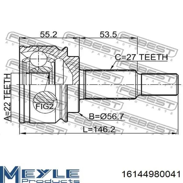 Правая полуось 391000044R Renault (RVI)
