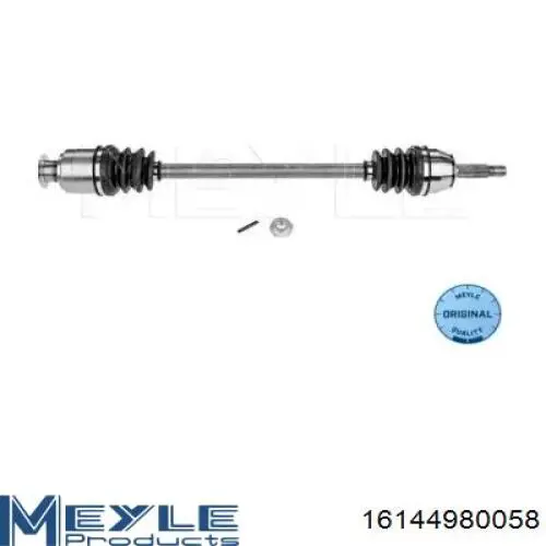 Полуось (привод) передняя правая 7701349804 Renault (RVI)