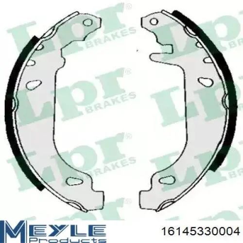 Купить 7701204268 Renault (RVI) Задние барабанные тормозные колодки