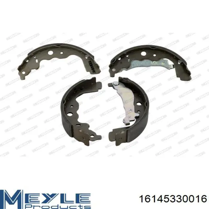 Sapatas do freio traseiras de tambor DA995 Dafmi