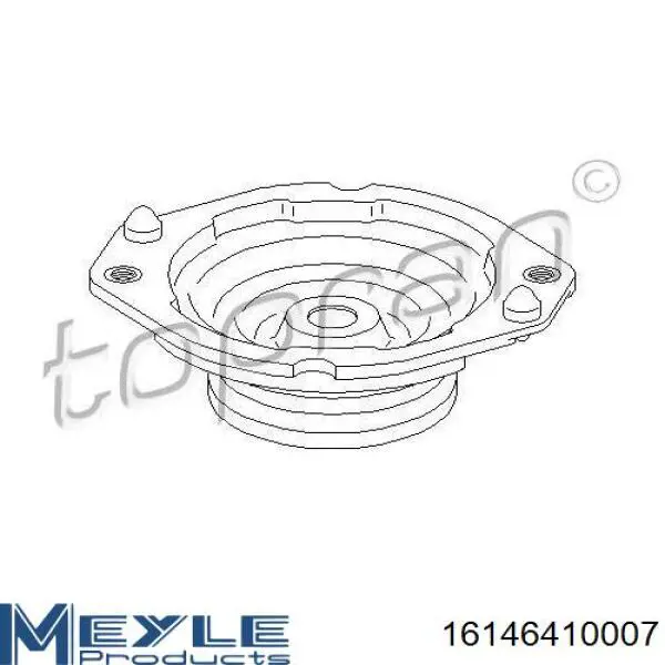 Опора стойки амортизатора переднего Kautek RESM020 цена, от 12.92 USD