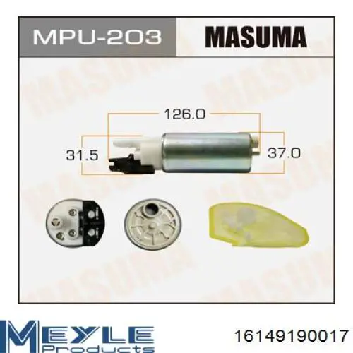 Бензонасос MAM00047M Magneti Marelli