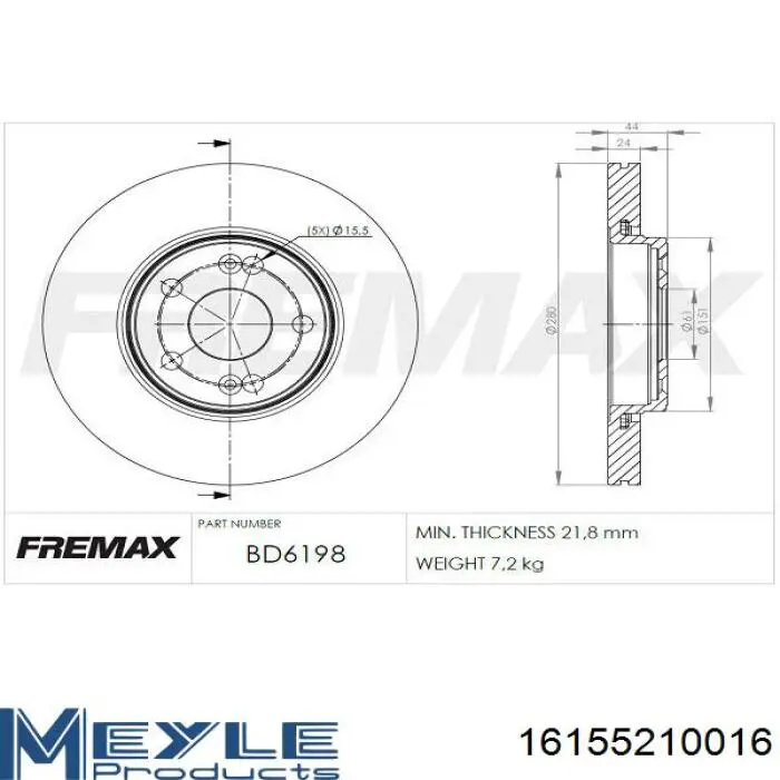 Тормоз дисковый передний Renault (RVI) 7700830283 цена, от 37.83 USD