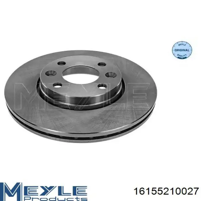 16-15 521 0027 Meyle диск тормозной передний