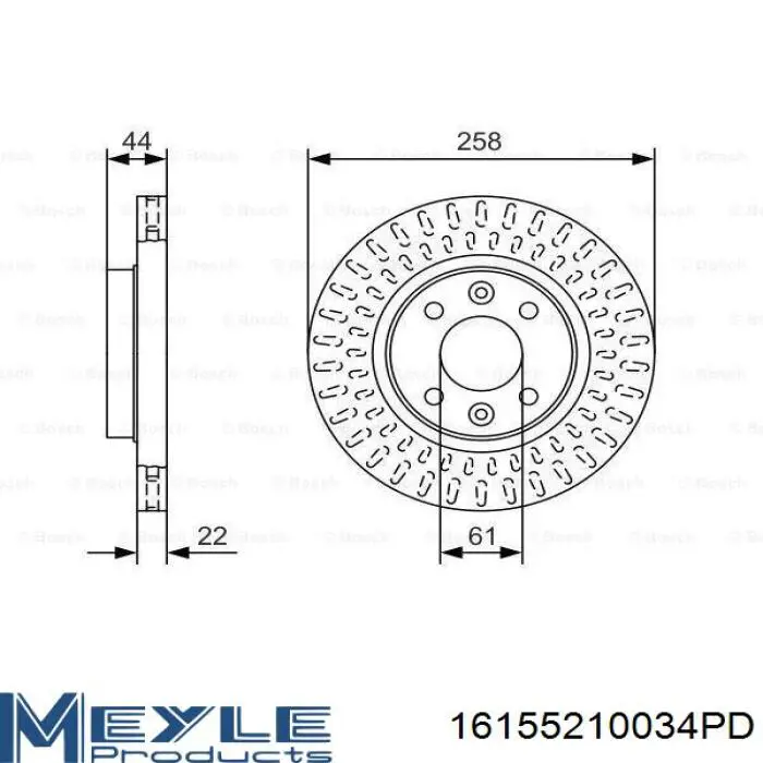 Передние тормозные диски 402060405R Renault (RVI)
