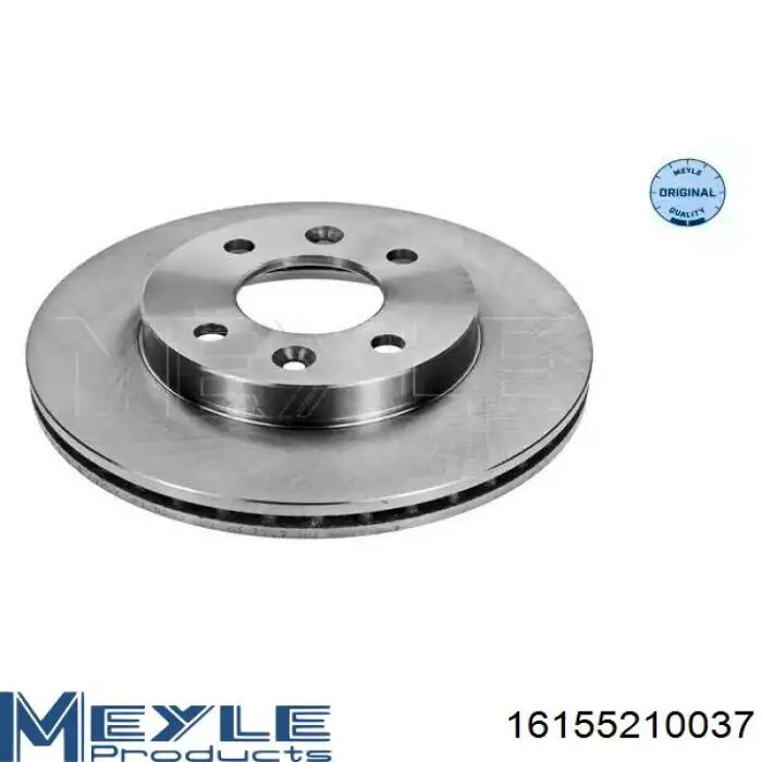 16-15 521 0037 Meyle диск тормозной передний