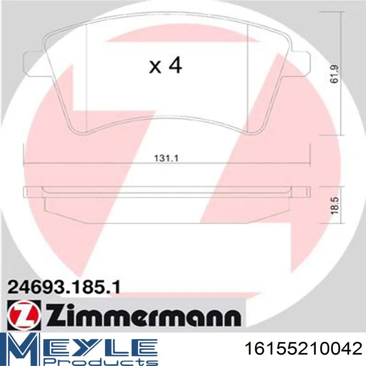 Купить 4154200701 Mercedes Ротор тормозной