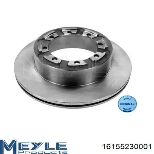 16155230001 Meyle диск тормозной задний