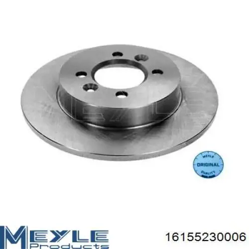 16155230006 Meyle диск тормозной задний