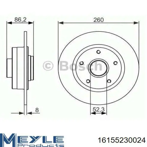Тормозные диски 532006506R Renault (RVI)