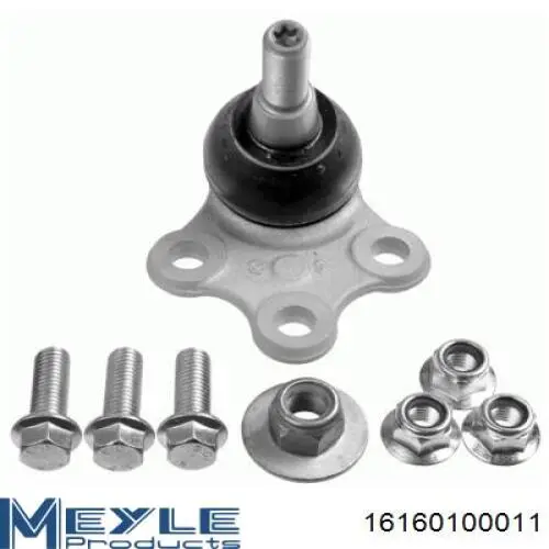 Шаровая опора, нижняя Meyle 16160100011 цена, от 24.30 USD