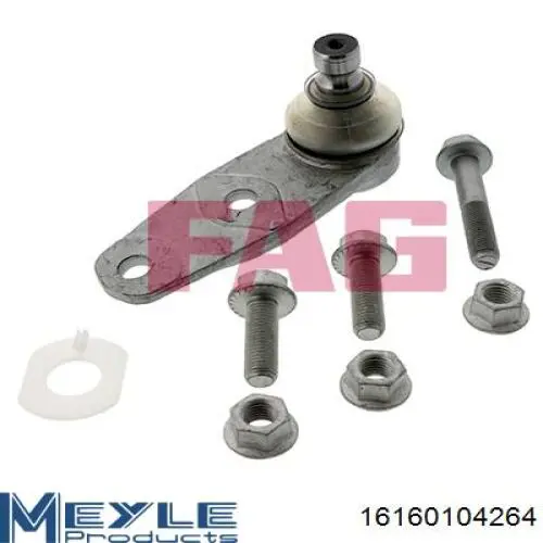 Нижняя шаровая опора Renault (RVI) 6001538603