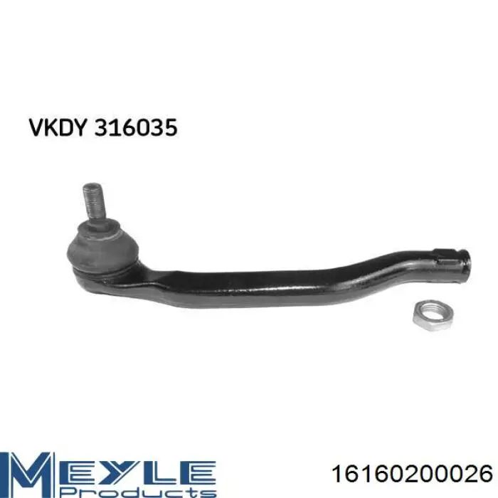 Купить 8660003554 Renault (RVI) Наконечник рулевой тяги, внешний