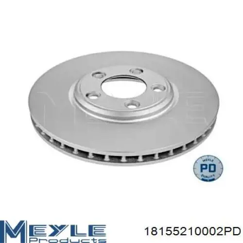 18155210002PD Meyle диск тормозной передний