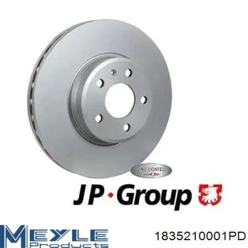 Тормоз дисковый передний Meyle 1835210001PD цена, от 69.01 USD