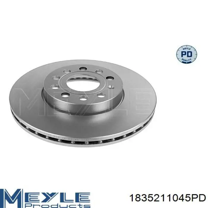 Ремкомплект тормозов передних Meyle 1835211045PD цена, от 48.39 USD