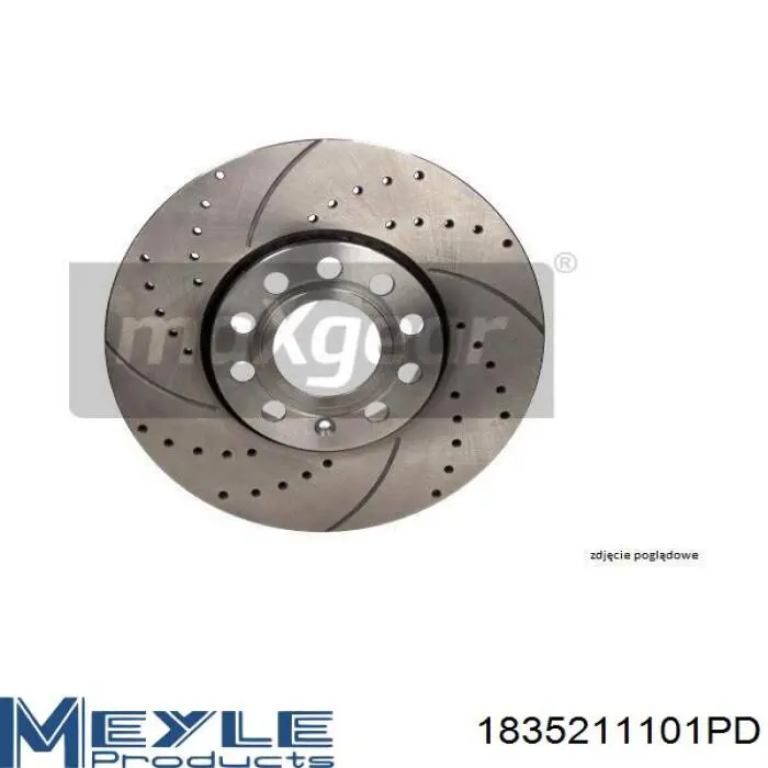 Передние тормозные диски 1835211101PD Meyle