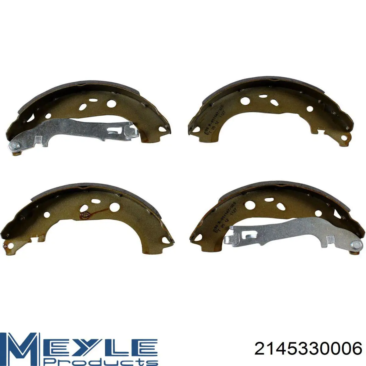 Купить 986487717 Bosch Задние барабанные тормозные колодки