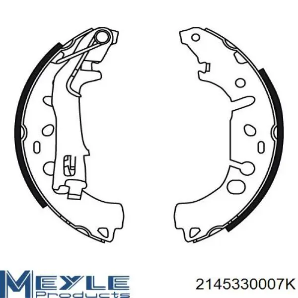 Задние барабанные колодки 1605290 Opel