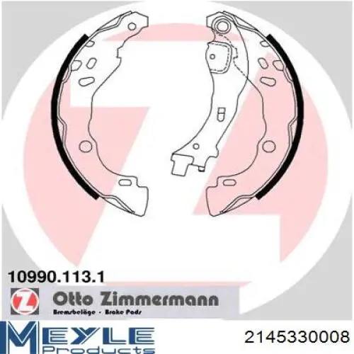 Купить HSTCT019 NTY Задние барабанные тормозные колодки