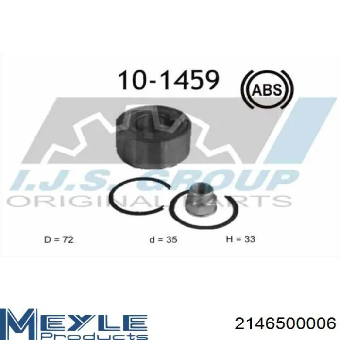 Купить NFB5538 NFC Подшипник передней ступицы