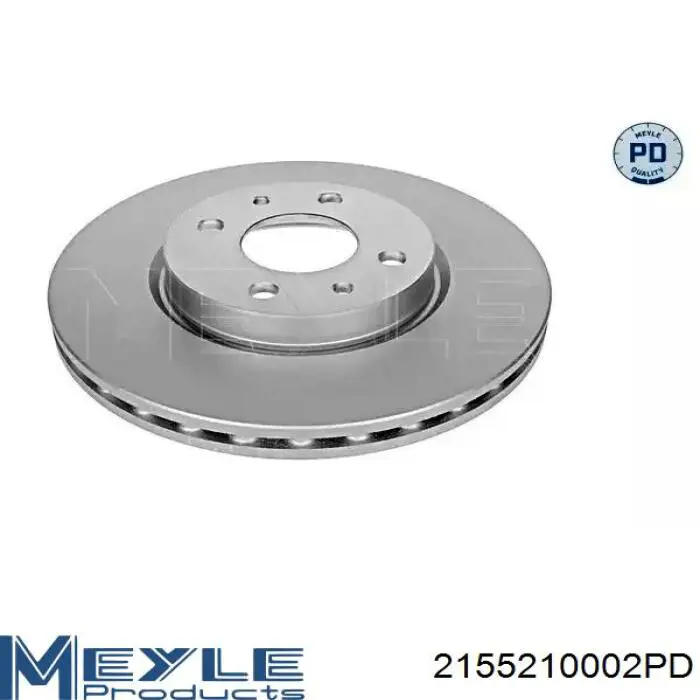 2155210002PD Meyle диск тормозной передний