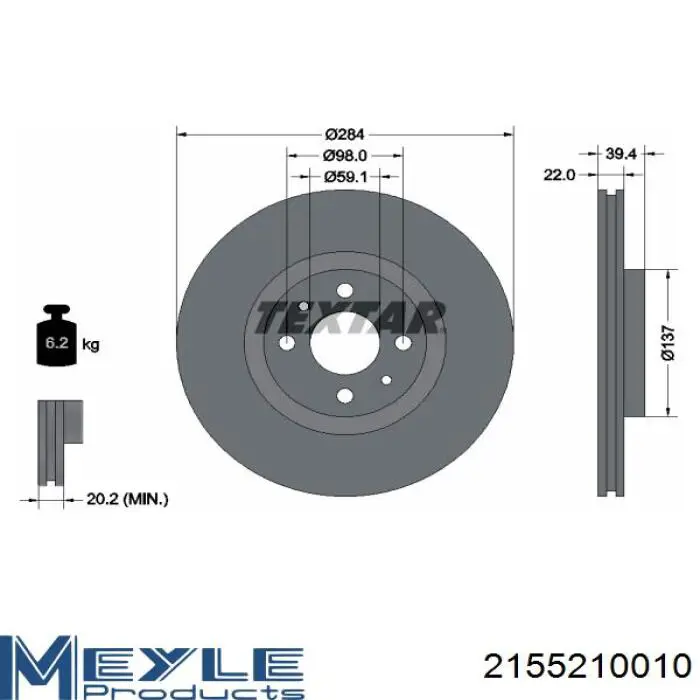 Тормоз дисковый передний Jurid/Bendix 561109J цена, от 41.60 USD