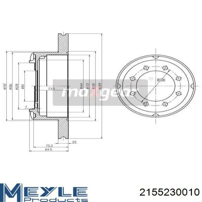 Задний тормозной диск Remsa 642000 цена, от 44.20 USD