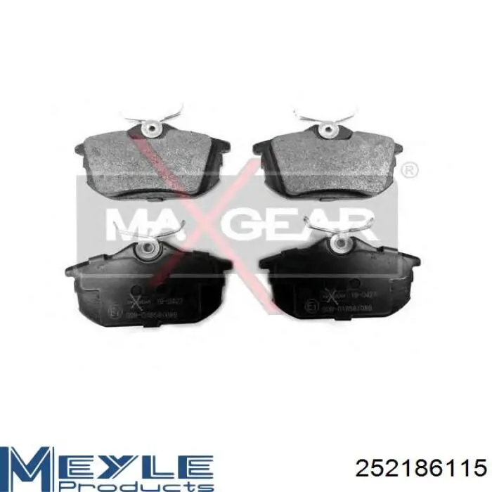 Колодки дисковые  Meyle 252186115 цена, от 19.95 USD