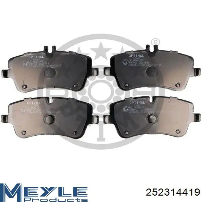 Передние тормозные колодки A005420622041 Mercedes