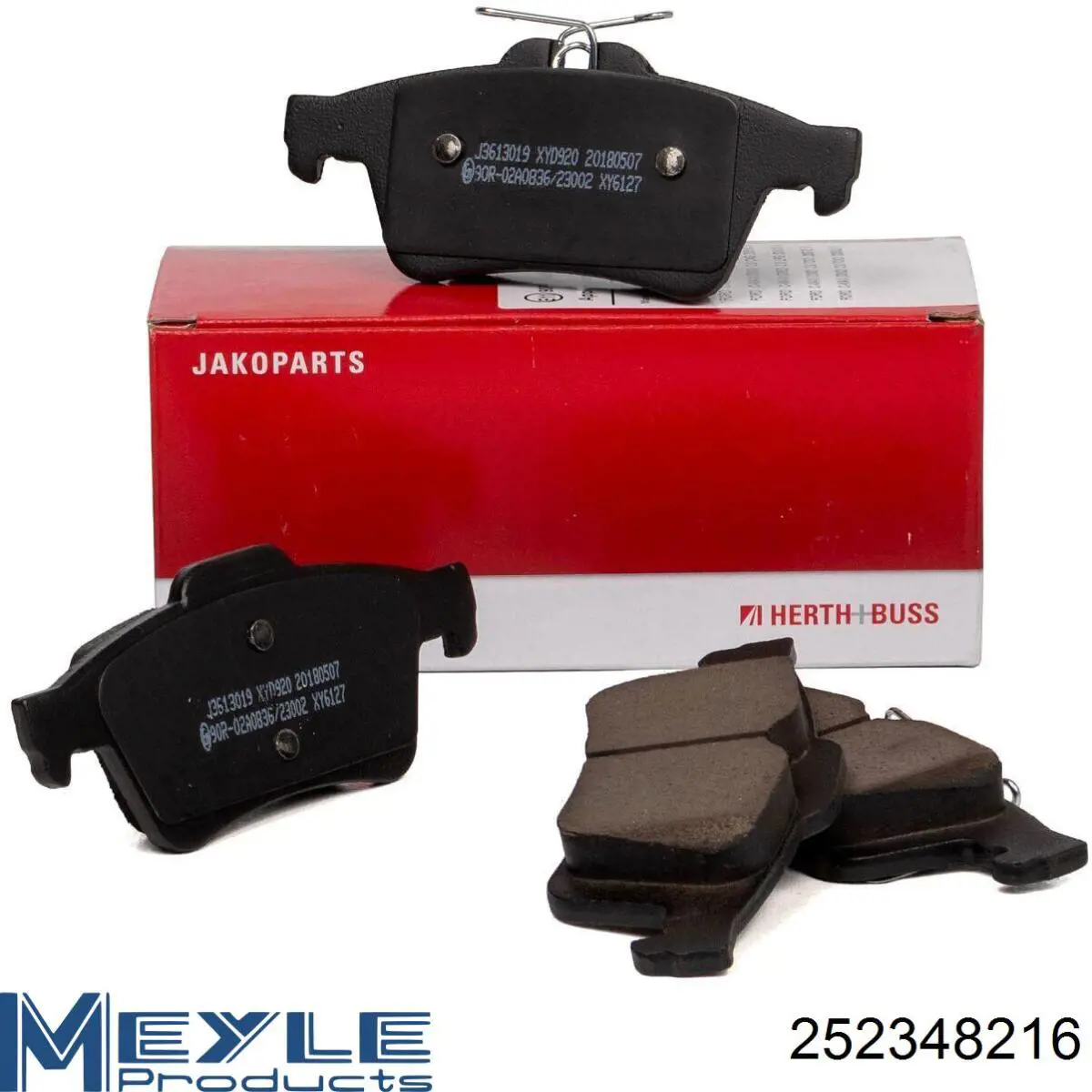 252348216 Meyle Колодки тормозные дисковые комплект