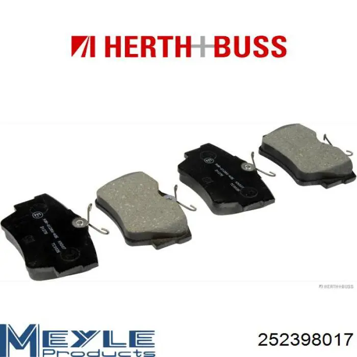 Колодки дисковые  Meyle 252398017 цена, от 19.05 USD