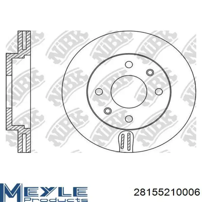 Купить 28155210006 Meyle Ротор тормозной