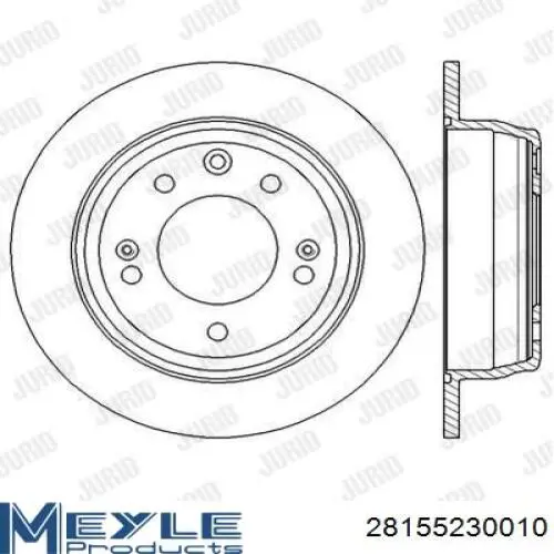 Задний тормозной диск ABE C40311ABEP цена, от 25.95 USD