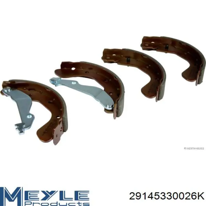 Задние барабанные колодки 3013704722 ATE