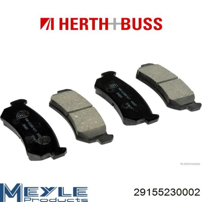 Диск гальмівний задній 29155230002 Meyle