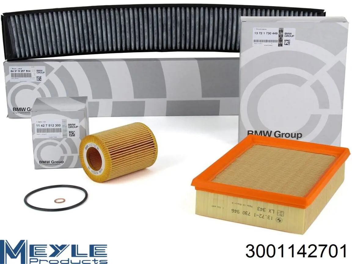 Фильтр очистки масла центробежный Meyle 3001142701 цена, от 5.08 USD