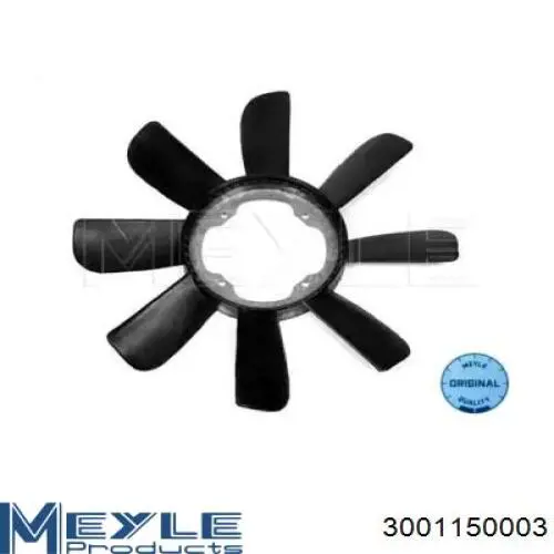 3001150003 Meyle вентилятор (крыльчатка радиатора охлаждения)