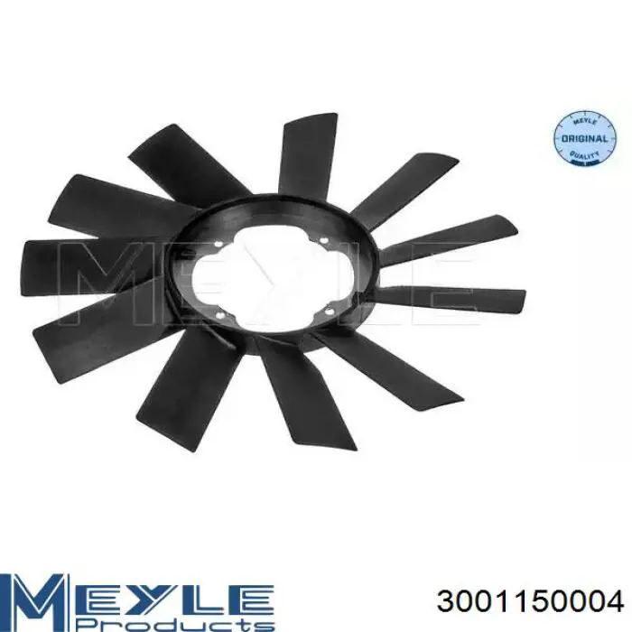 Rodete ventilador, refrigeración de motor 3001150004 Meyle