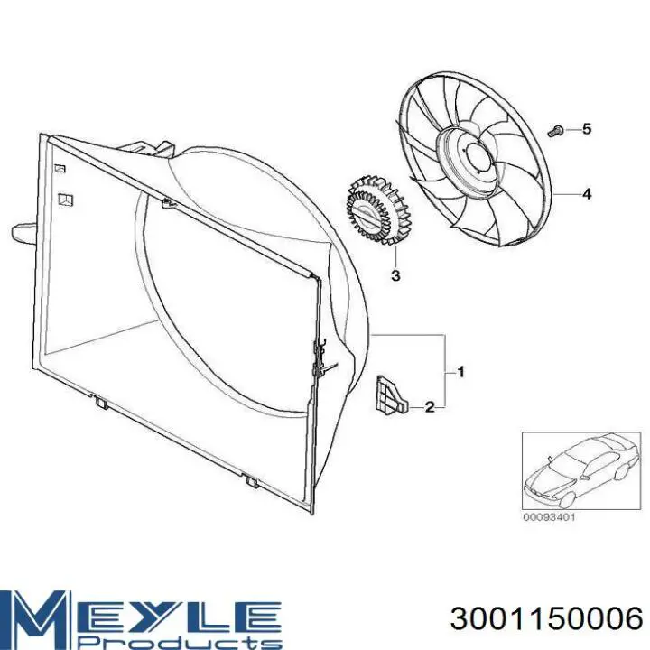 Вентилятор/крыльчатка радиатора охлаждения BMW 11527504732 цена, от 35.51 USD