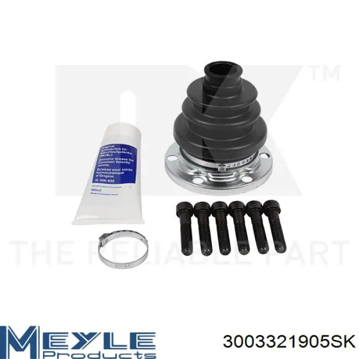 Пыльник ШРУСа задней полуоси наружный 27100072XLB Profit