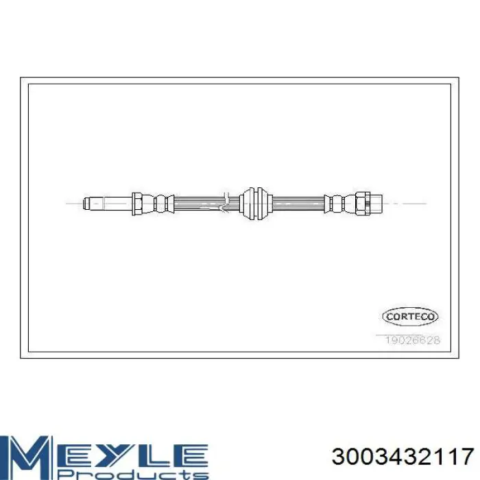 Шланг тормозной передний ATE 24510304063 цена, от 7.25 USD