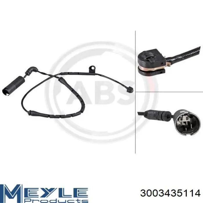 3003435114 Meyle датчик износа тормозных колодок передний