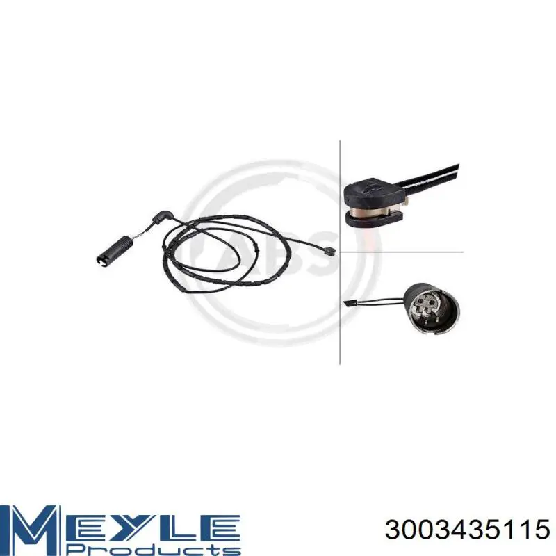 3003435115 Meyle  Датчик износа тормозных колодок задний