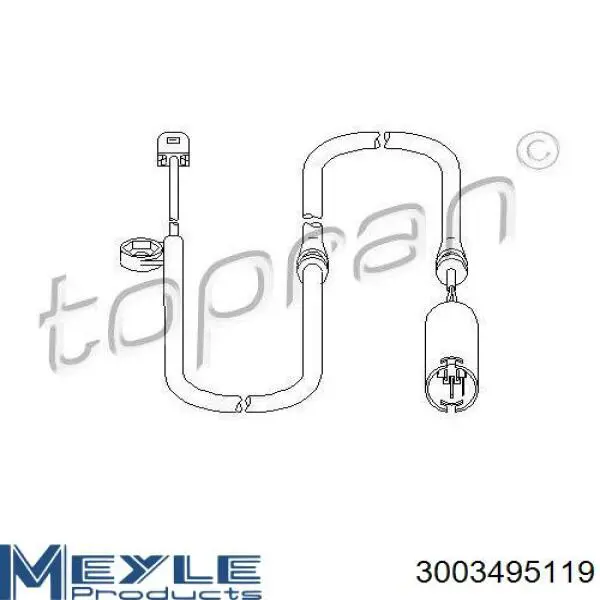 Сигнализатор износ тормозных колодок PEX WK418 цена, от 7.34 USD