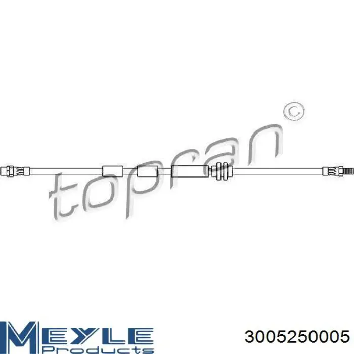 Шланг тормозной передний Starline HAE1222 цена, от 11.54 USD