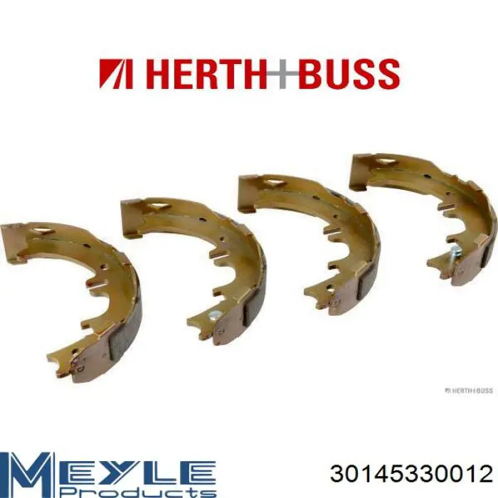 Купить 986487615 Bosch Колодки ручника/стояночного тормоза